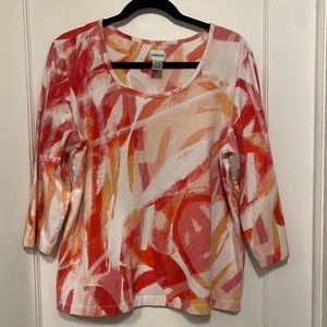 Chico’s soft crew neck blouse